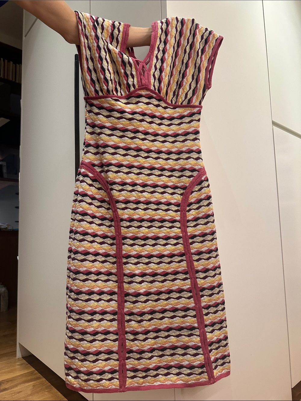 Missoni Multicolor Zigzag Midi Dress - Picture 7 of 9